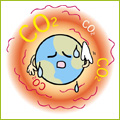 地球とCO2